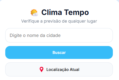 App de Clima
